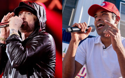 Eminem takes legal action against Vivek Ramaswamy over rapping his music at campaign events