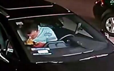 Grubhub driver caught on camera eating customer’s food, restaurant owner says