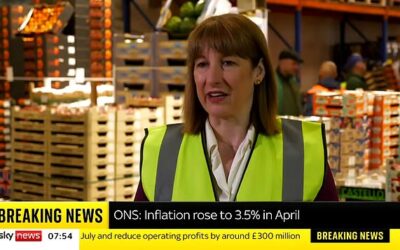 Inflation is so high, even Rachel Reeves’s voice is going up: Chancellor suffers from technical gaffe as inflation surges to 3.5% – far higher than expected as Labour’s economy spinsout of control