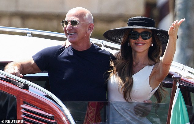 Lauren Sanchez and Jeff Bezos rumoured to be setting sail for ‘the White Lotus Four Seasons San Domenico Palace in Sicily’ after their £40m three-day wedding celebrations in Venice